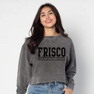LADIES Chicka-d Corded Boxy Pullover
